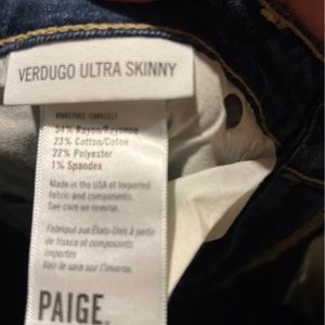 Paige Ultra Skinny Jeans